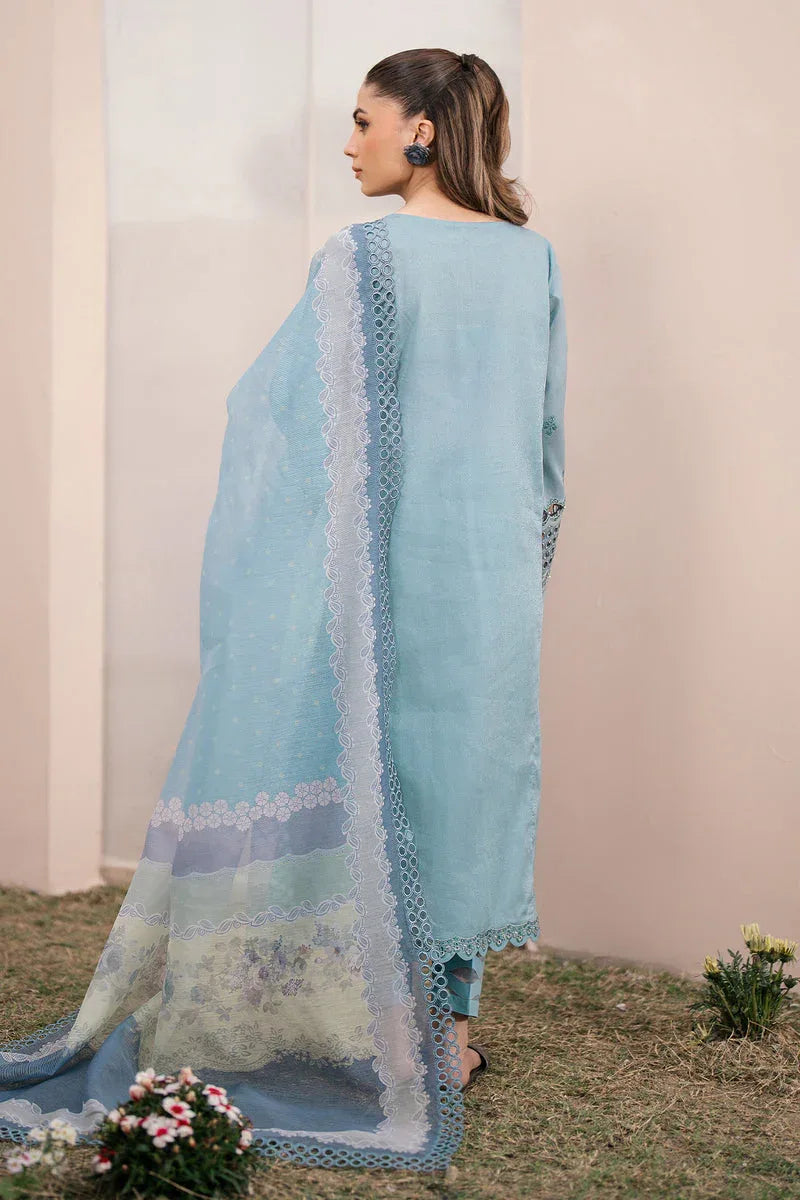 Baroque | Luxury Pret 24 | JACQUARD LAWN UF-611 - Aqsa Fabrics
