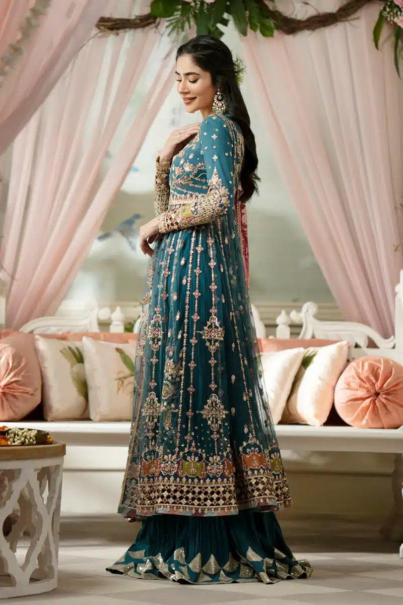 Qalamkar | Dilnaz Wedding Formals | DN-02 SABRINA - Aqsa Fabrics