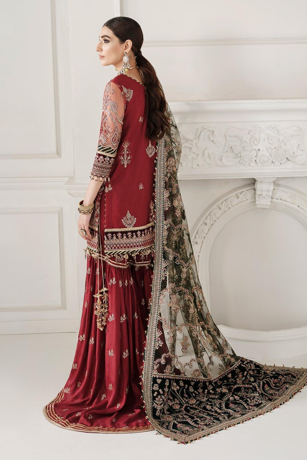 EMBROIDERED NET CH10-07 STITCHED