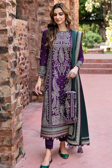 Jazmin | Winter Edition 24 | SLUB KHADDAR-DW23-D4 - Aqsa Fabrics