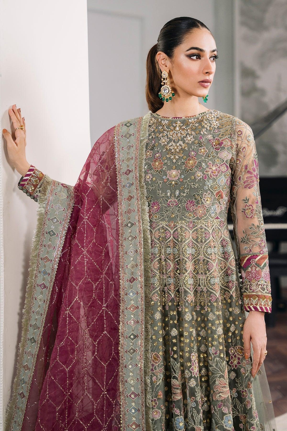 EMBROIDERED NET CH12-02 STITCHED