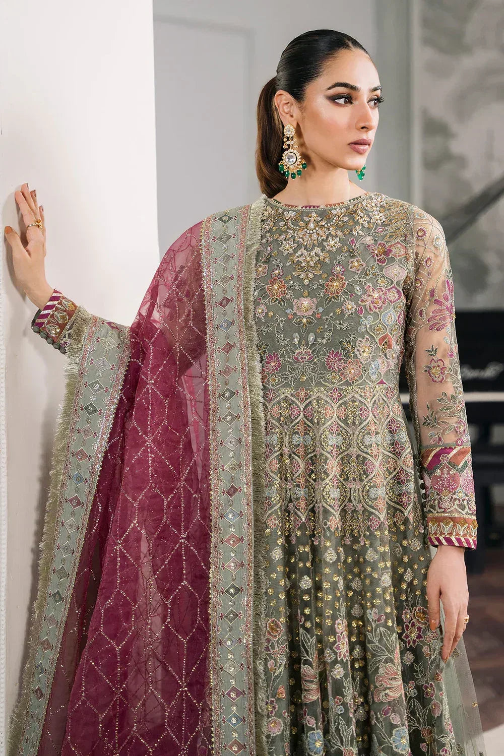 Baroque | Chantelle Embroidered Collection 2024 | CH12-02 - Aqsa Fabrics