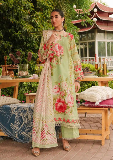 Elaf Premium | Printed Collection 24 | EEP-05A - Mint To Be - Aqsa Fabrics