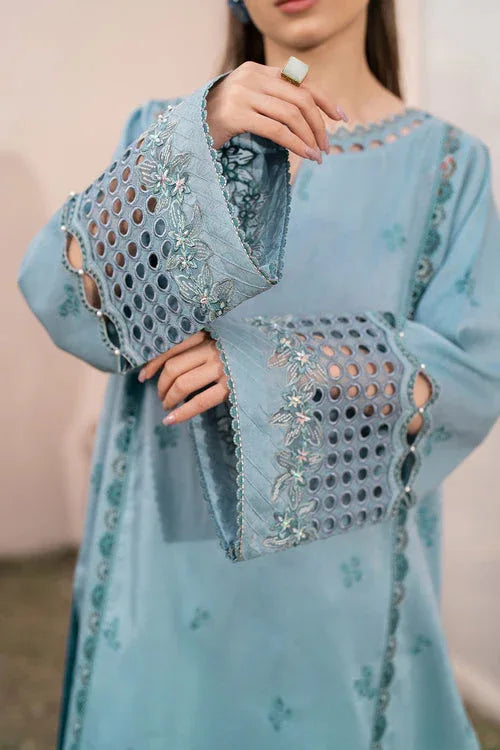 Baroque | Luxury Pret 24 | JACQUARD LAWN UF-611 - Aqsa Fabrics