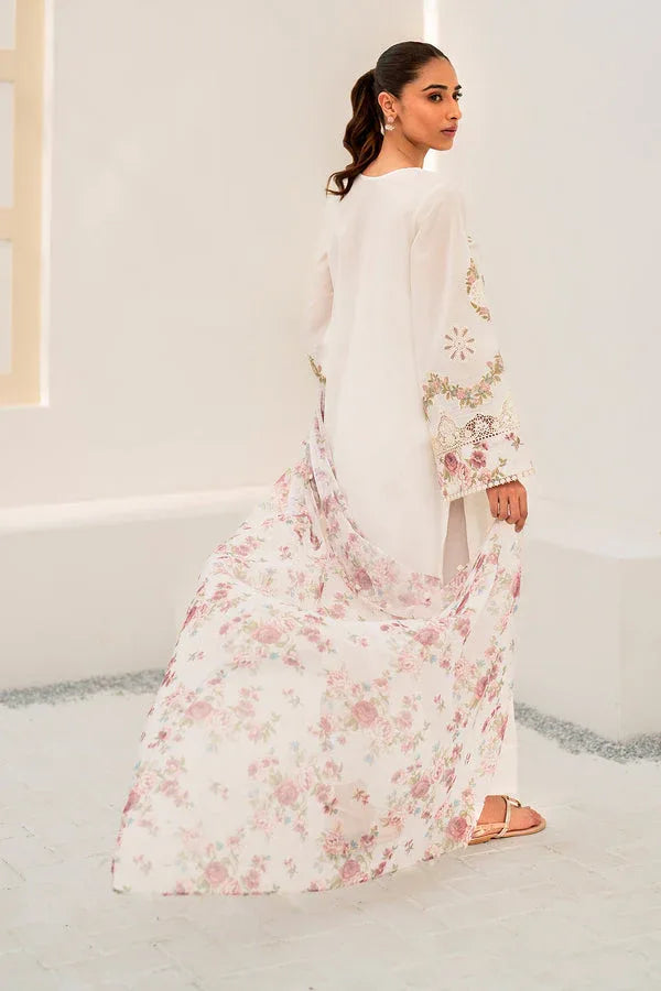 Baroque | Luxury Pret 24 | LAWN UF-665 - Aqsa Fabrics
