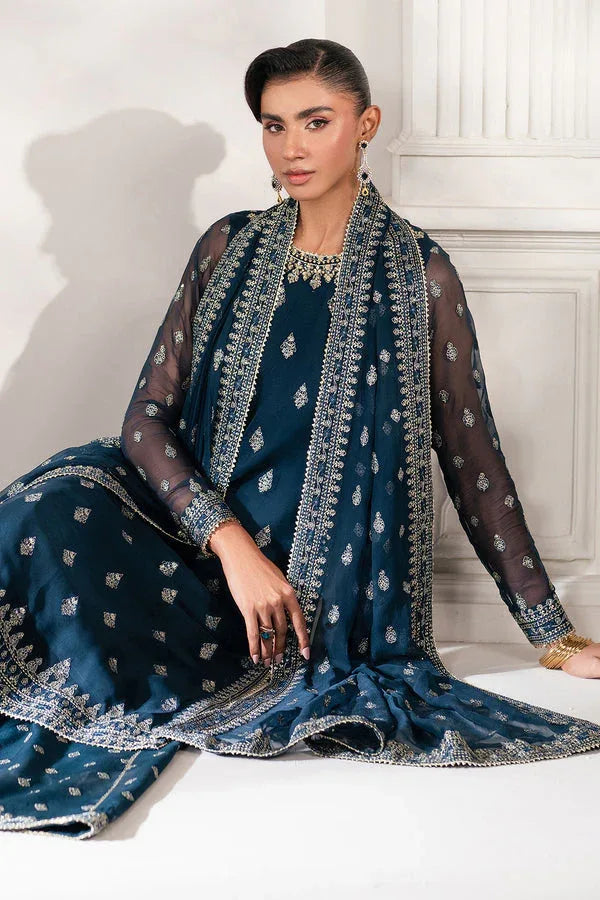 Baroque | Formal Collection | UF-4142 - Aqsa Fabrics