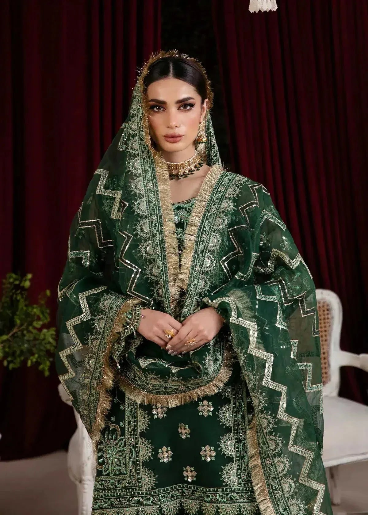 Dastoor | Noor-E-Jahan Wedding Collection'24 | Zayna - Aqsa Fabrics