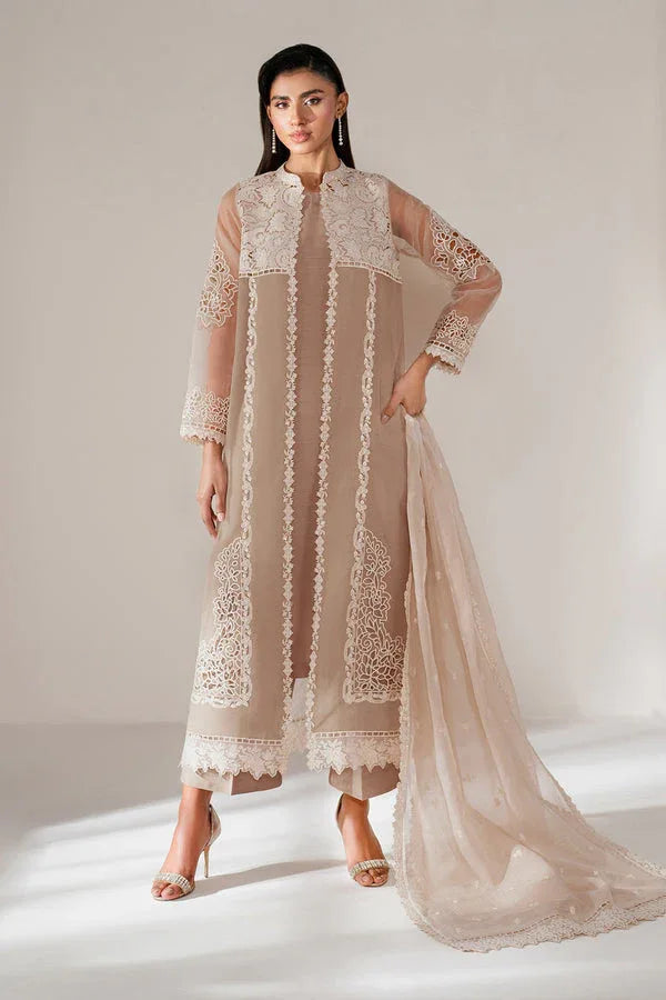 Baroque | Luxury Pret 25 | EMBROIDERED ORGANZA PR-1100 - Aqsa Fabrics