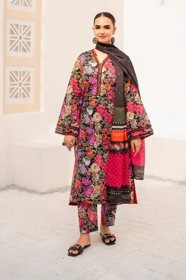 Baroque | Luxury Pret 24 | LAWN UF-666 - Aqsa Fabrics