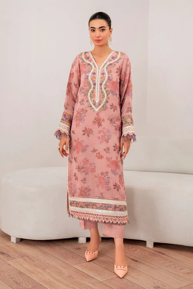 Baroque | Formal Collection | CHIFFON UF-705 - Aqsa Fabrics