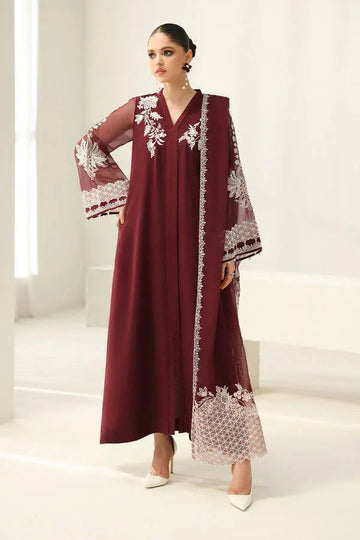 Baroque | Luxury Pret 25 | EMBROIDERED CHIFFON PR-1160 - Aqsa Fabrics