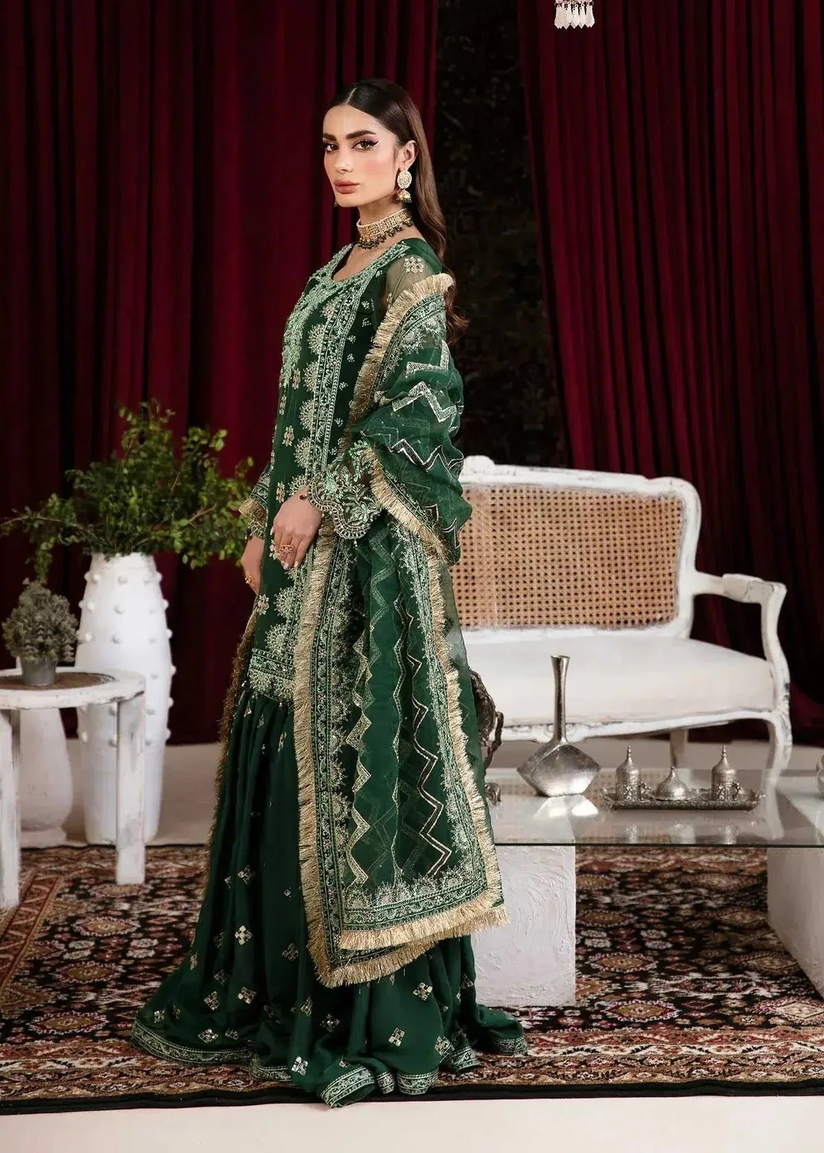 Dastoor | Noor-E-Jahan Wedding Collection'24 | Zayna - Aqsa Fabrics