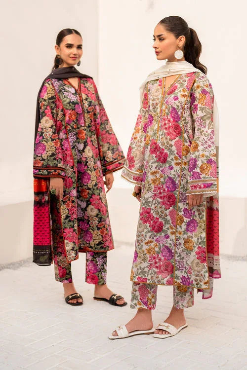 Baroque | Luxury Pret 24 | LAWN UF-666 - Aqsa Fabrics