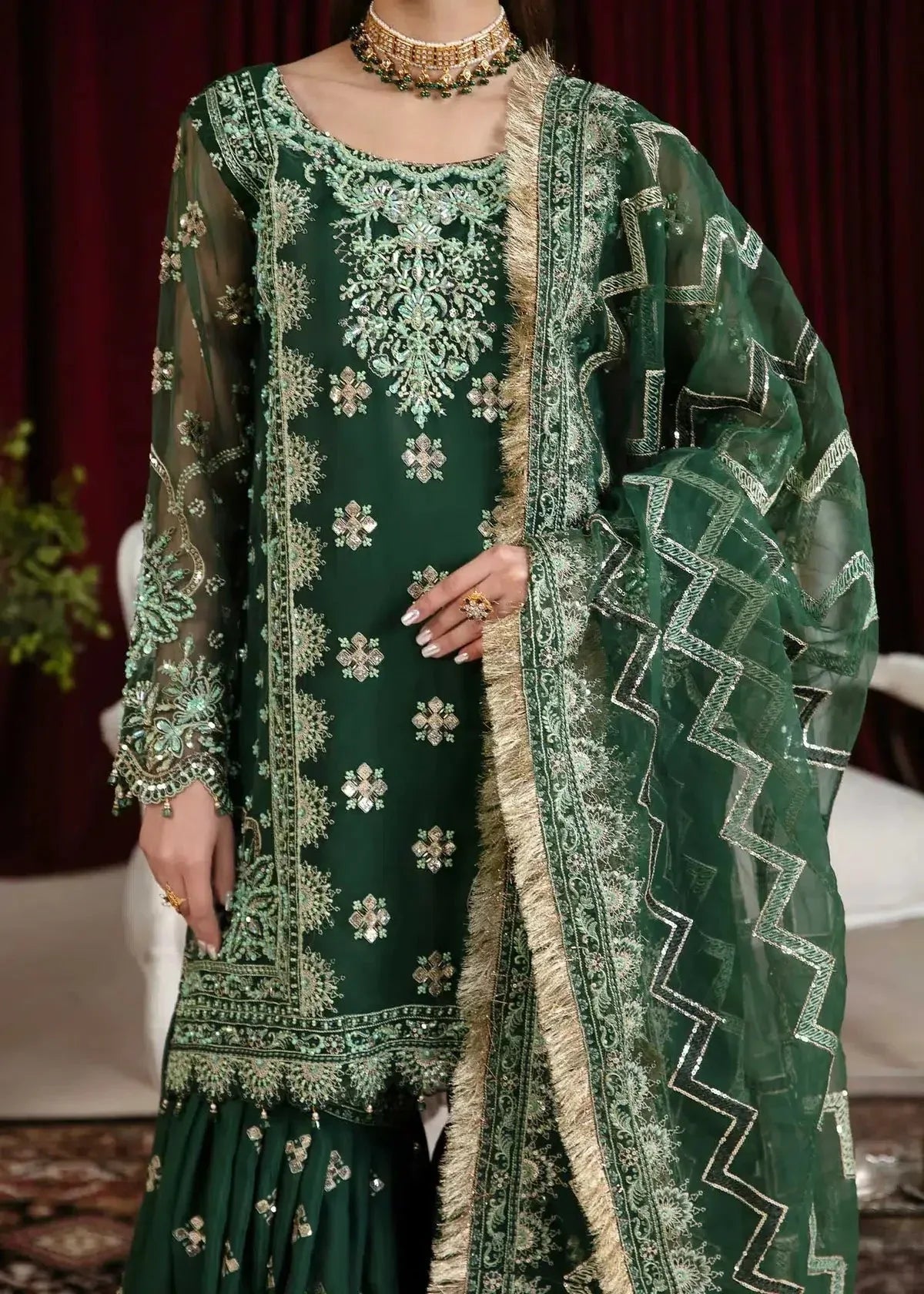 Dastoor | Noor-E-Jahan Wedding Collection'24 | Zayna - Aqsa Fabrics