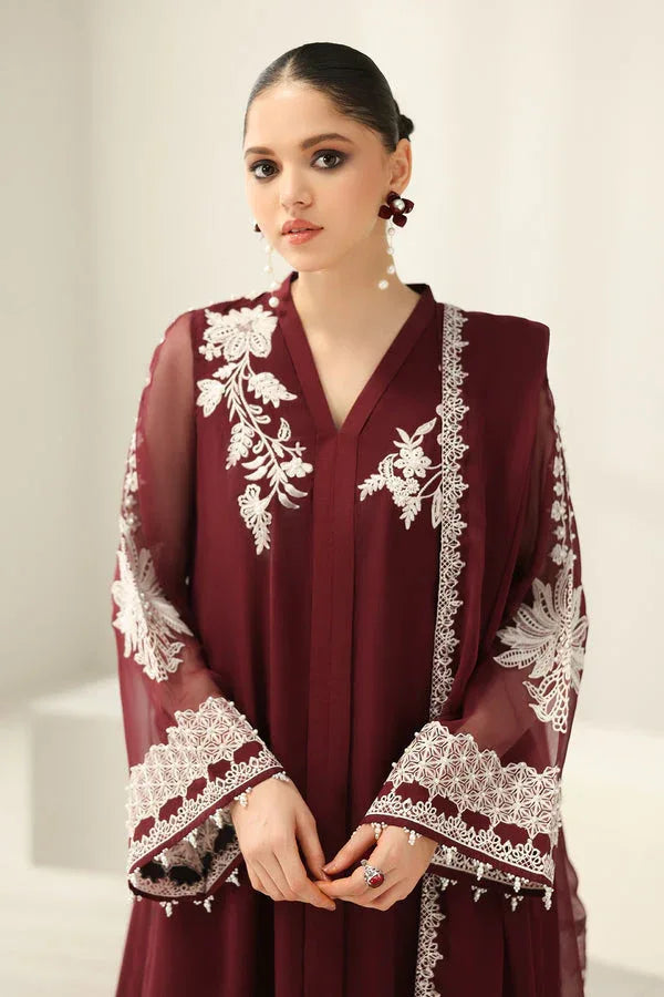 Baroque | Luxury Pret 25 | EMBROIDERED CHIFFON PR-1160 - Aqsa Fabrics