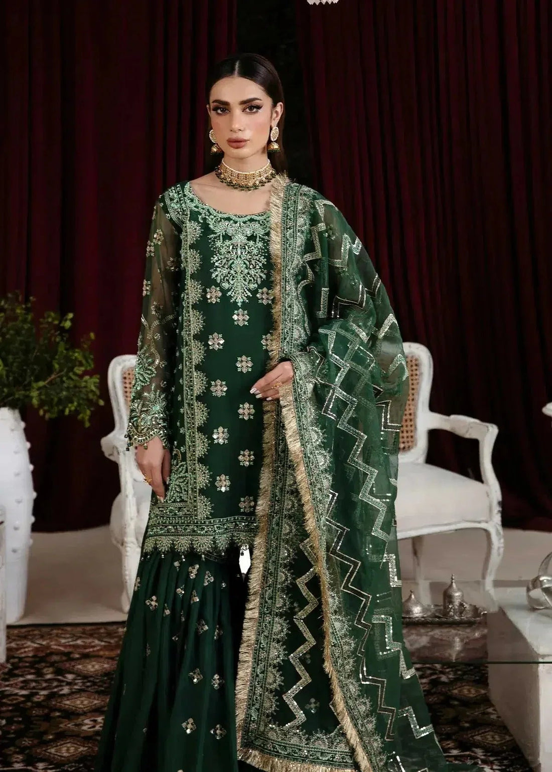 Dastoor | Noor-E-Jahan Wedding Collection'24 | Zayna - Aqsa Fabrics
