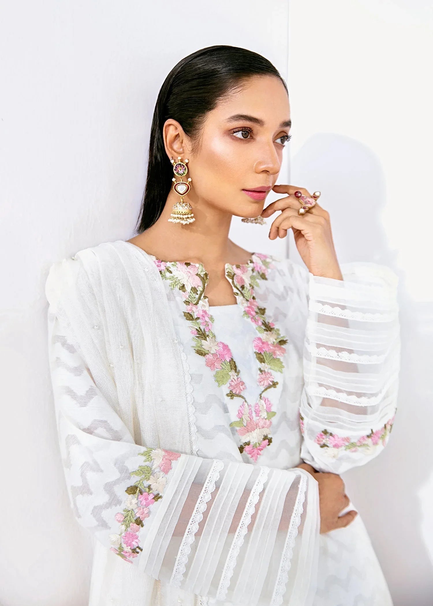 Saira Shakira | Luxury Pret | Snowdrop - Aqsa Fabrics