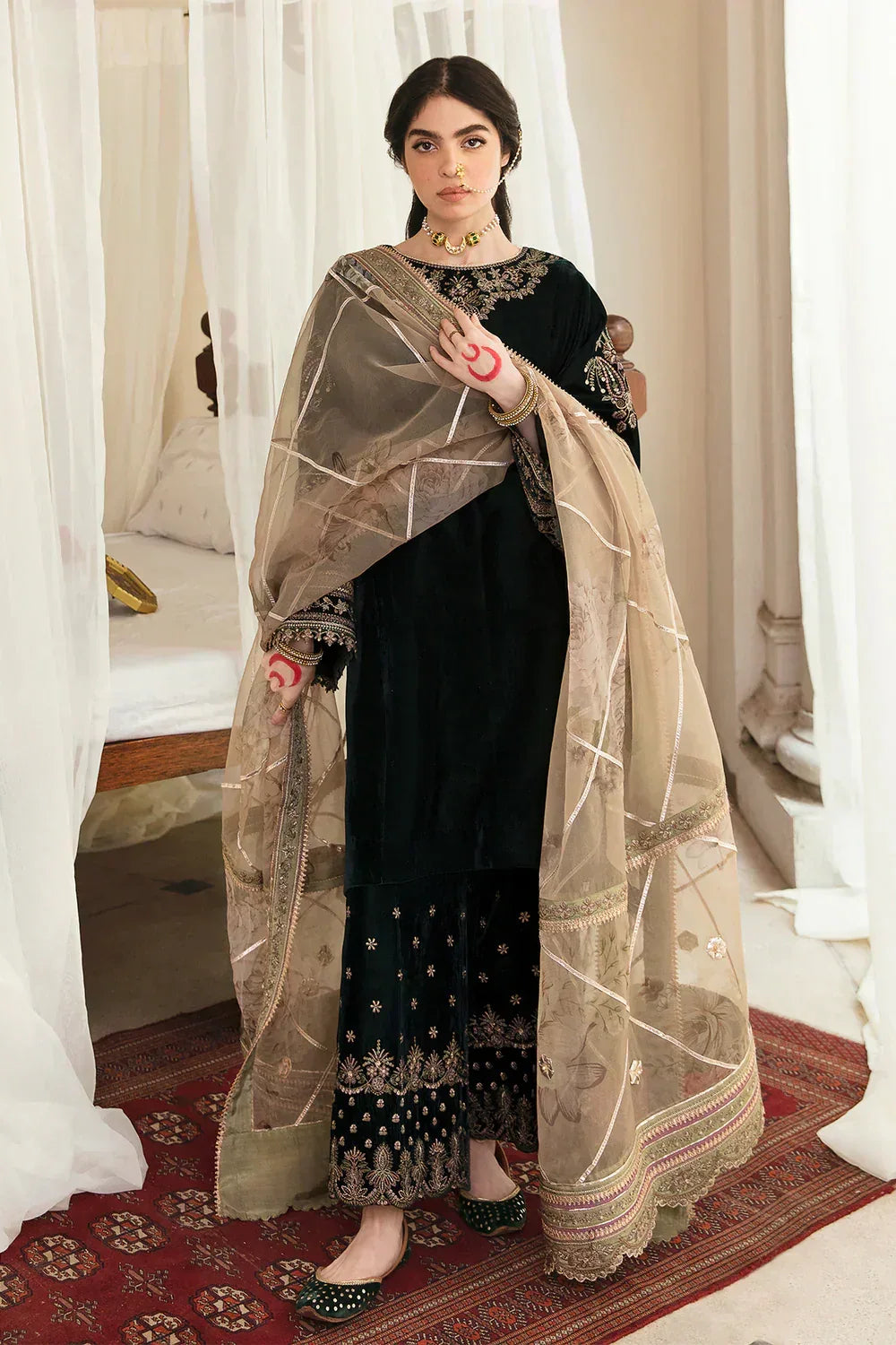 Baroque | Jahanara Luxury Velvet 23 | UF-249 - Aqsa Fabrics