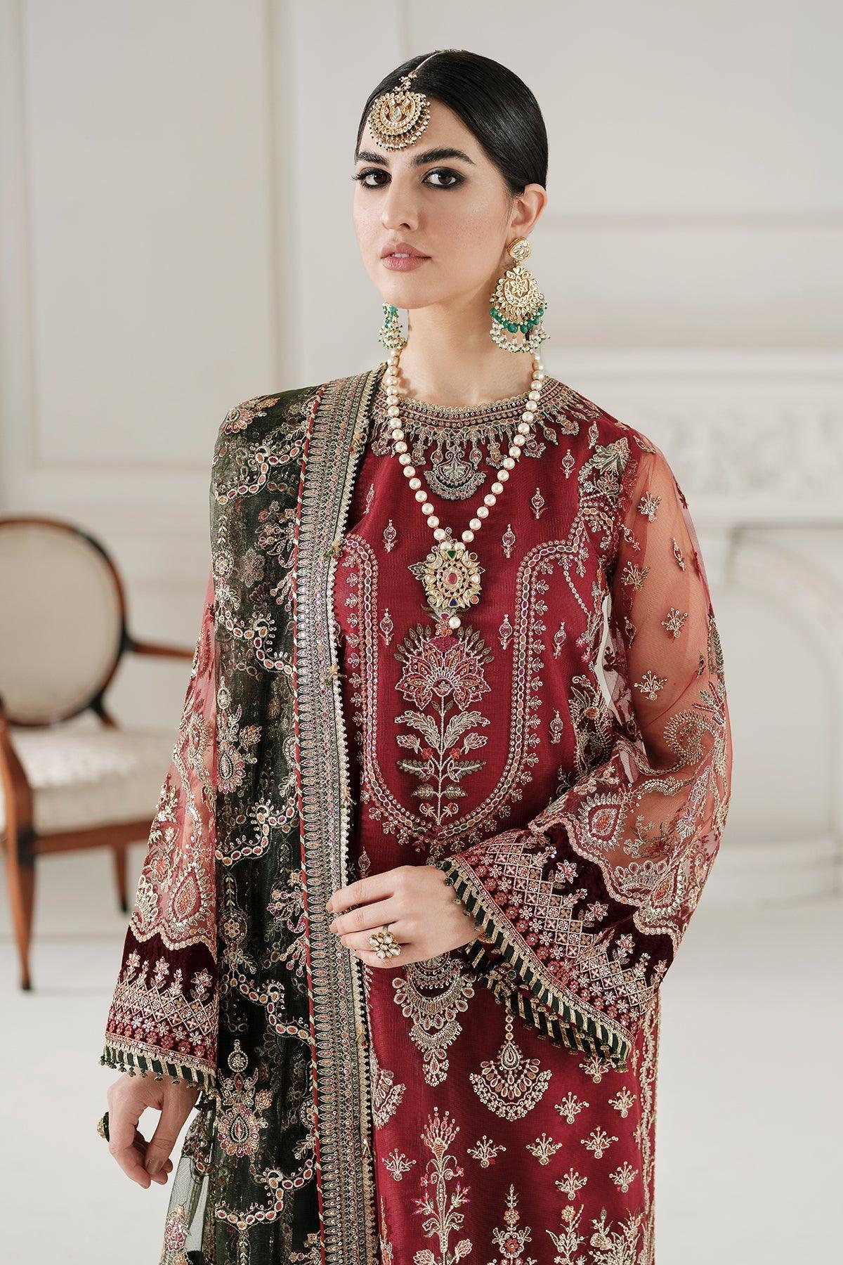 EMBROIDERED NET CH10-07 STITCHED