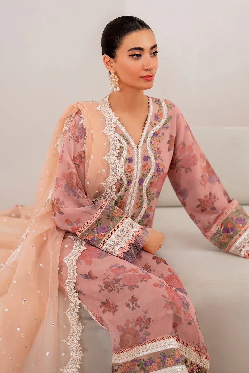 Baroque | Formal Collection | CHIFFON UF-705 - Aqsa Fabrics