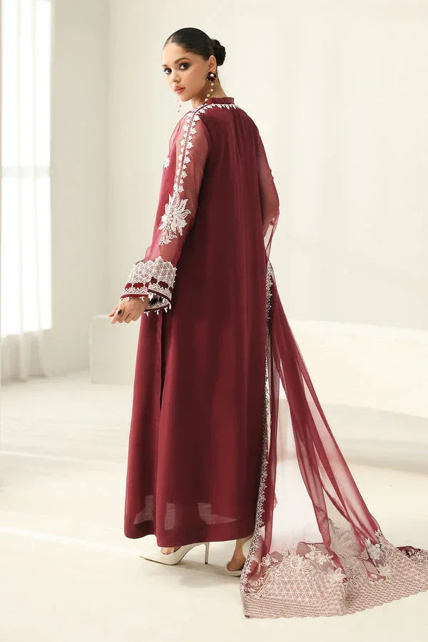 Baroque | Luxury Pret 25 | EMBROIDERED CHIFFON PR-1160 - Aqsa Fabrics