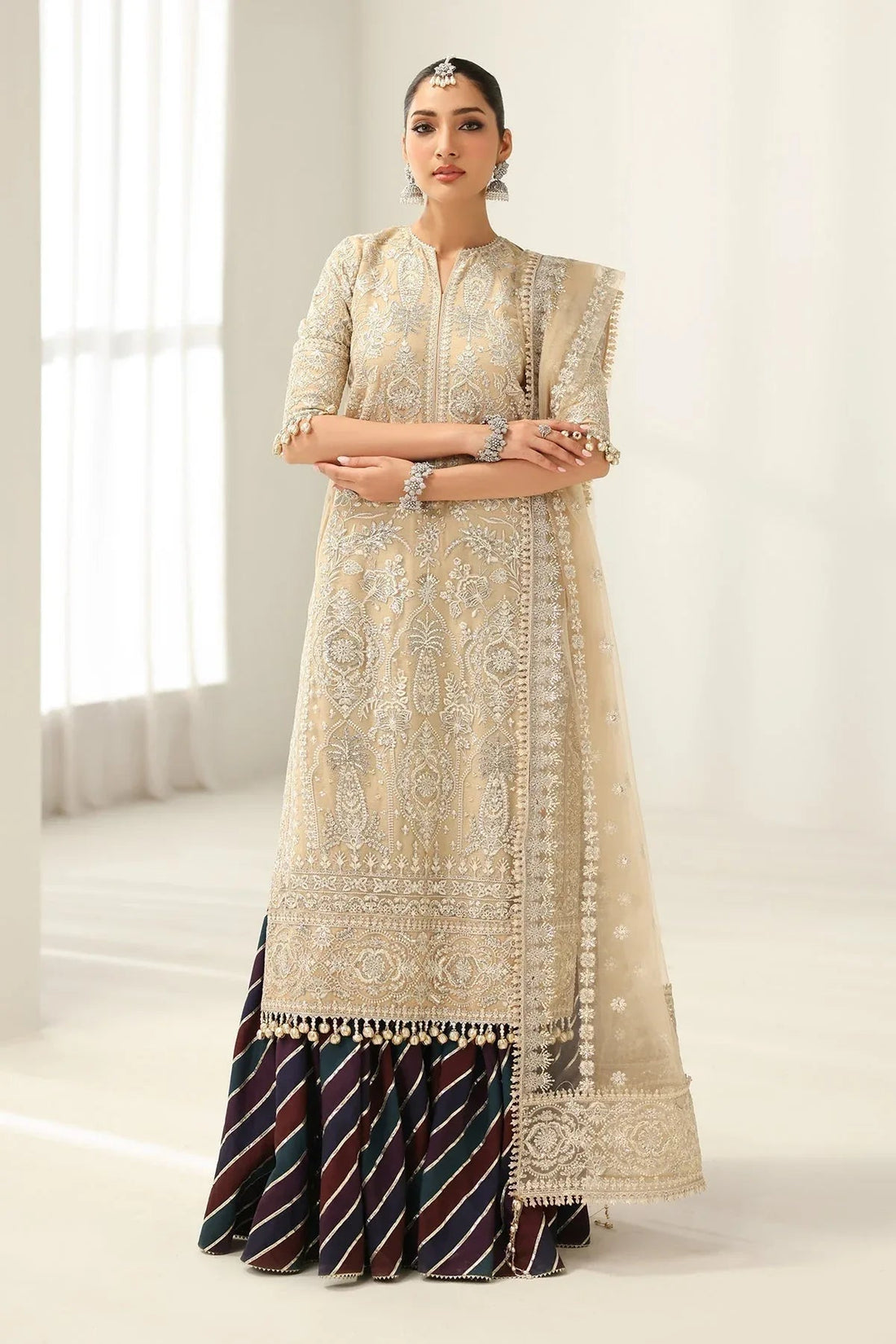 Baroque | Formal Collection | UF-4183 - Aqsa Fabrics