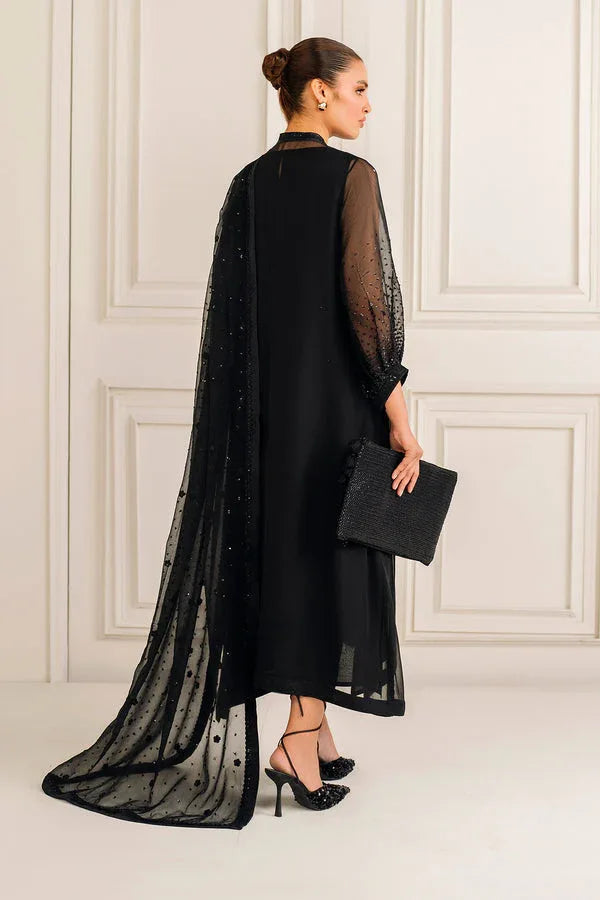 Baroque | Luxury Pret 25 | EMBROIDERED CHIFFON PR-1134 - Aqsa Fabrics