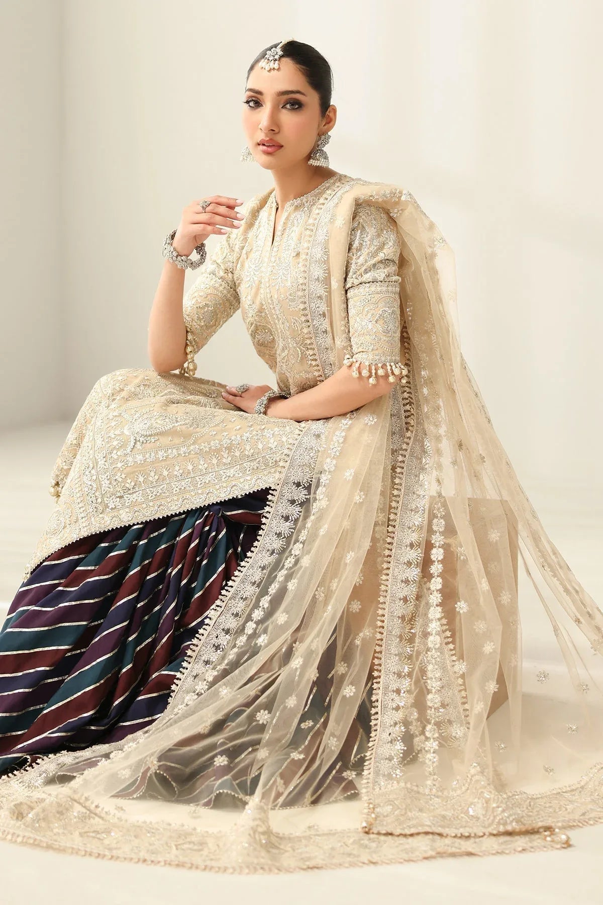 Baroque | Formal Collection | UF-4183 - Aqsa Fabrics