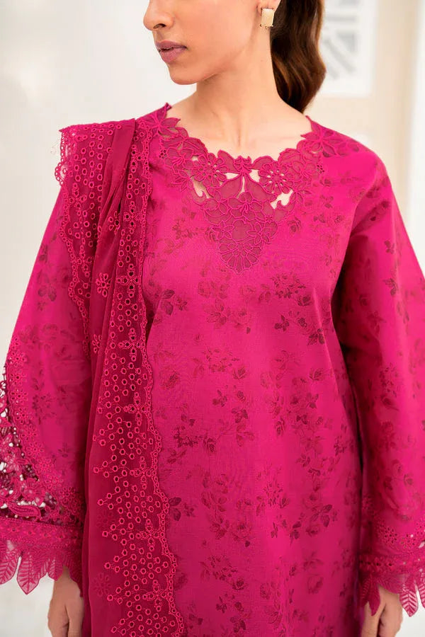 Baroque | Luxury Pret 24 | LAWN UF 668 - Aqsa Fabrics