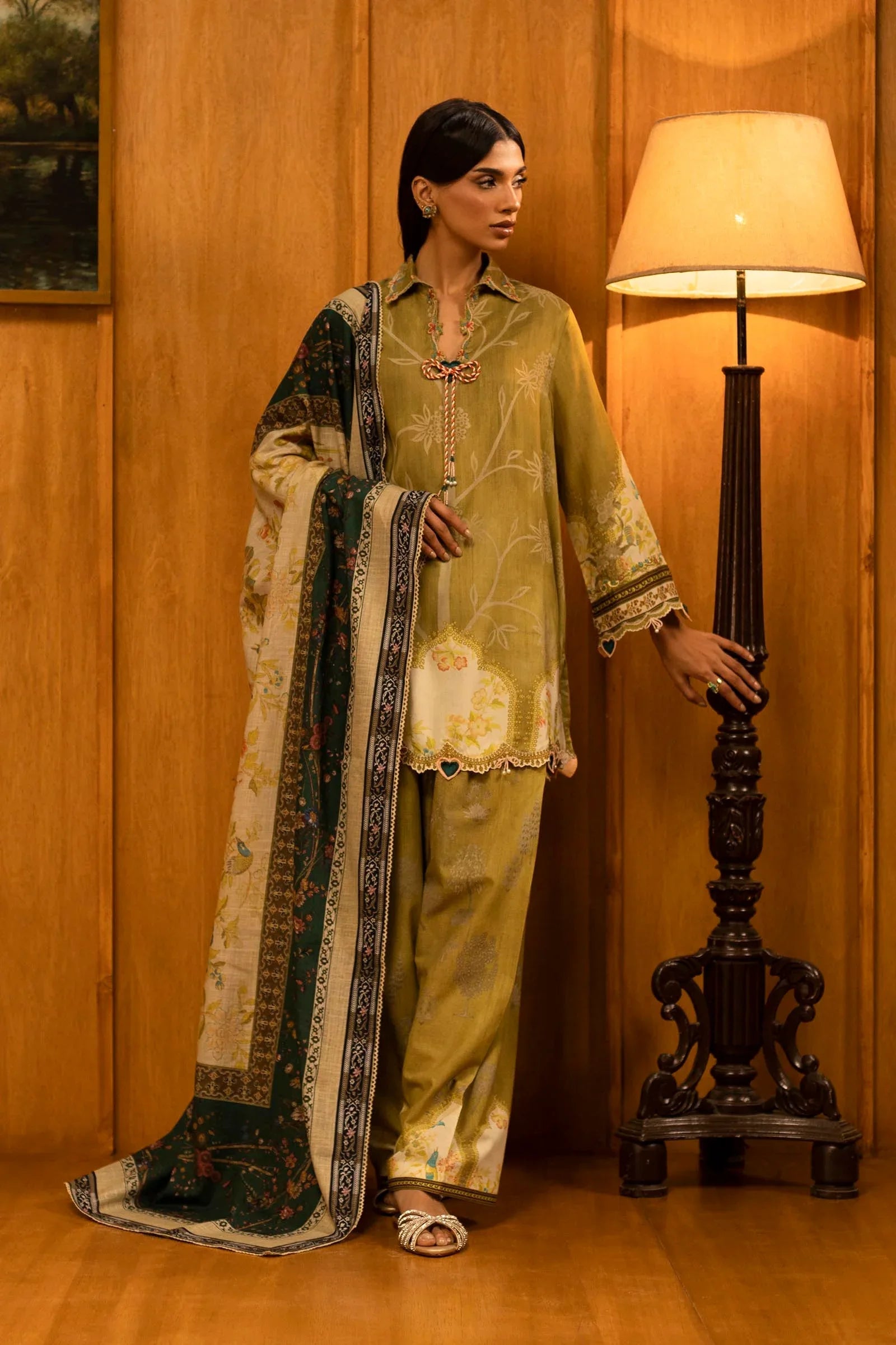 Sana Safinaz | Muzlin Winter 25 | 016A - Aqsa Fabrics