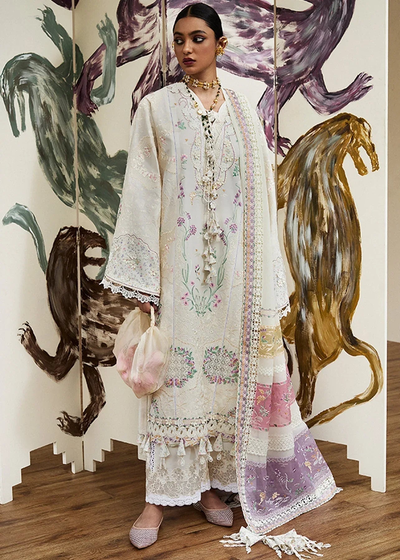 Suffuse | Luxury Lawn 25 | JARA - Aqsa Fabrics
