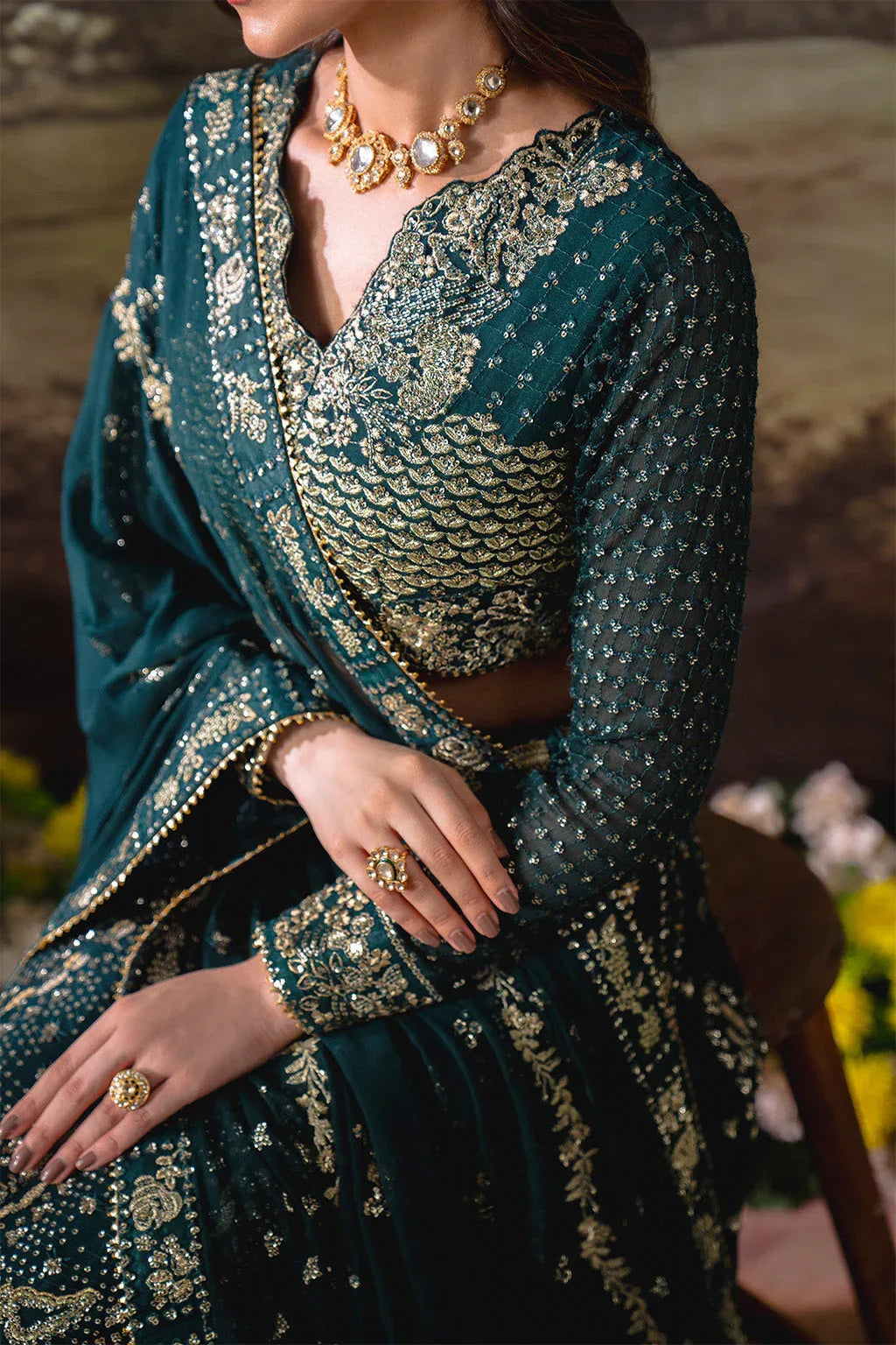 Neeshay | Dastaan Formals 25 | Shahnoor - Aqsa Fabrics