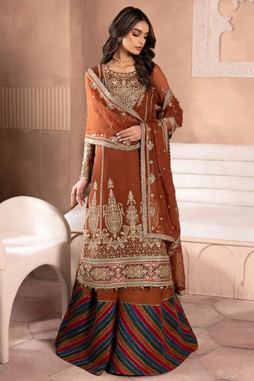 Jazmin | Formals Collection | CHIFFON UC-3040 - Aqsa Fabrics