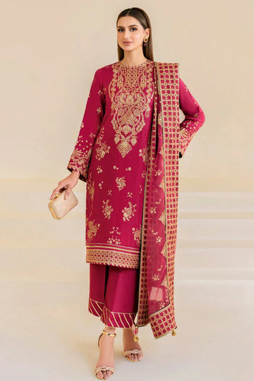 Jazmin | Formals Collection | Raw Silk UR-7022 - Aqsa Fabrics