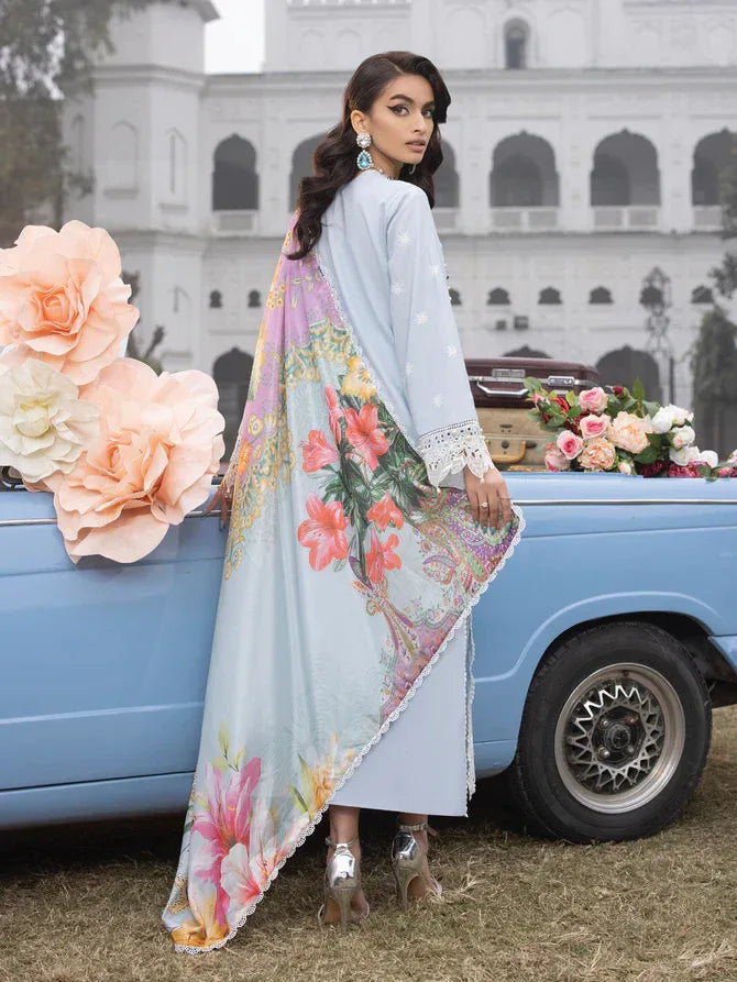 Faiza Faisal | Maya Luxury Lawn | Anja - Aqsa Fabrics