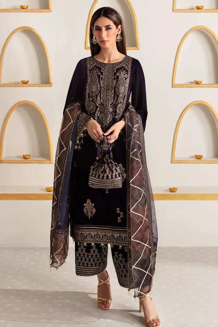 Jazmin | Velvet 23 | VF-2004 - Aqsa Fabrics