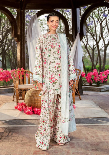 Elaf Premium | Prints 25 | EPS-3B DAY BLOOM - Aqsa Fabrics