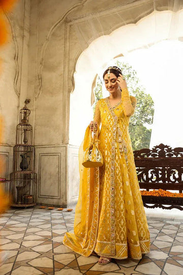 Maya | Eid Collection Cham Cham | KUNDAN ZARI - Aqsa Fabrics