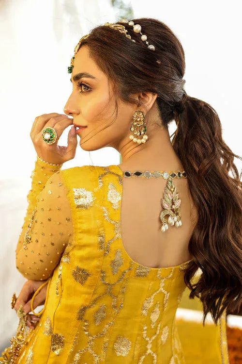 Maya | Eid Collection Cham Cham | KUNDAN ZARI - Aqsa Fabrics