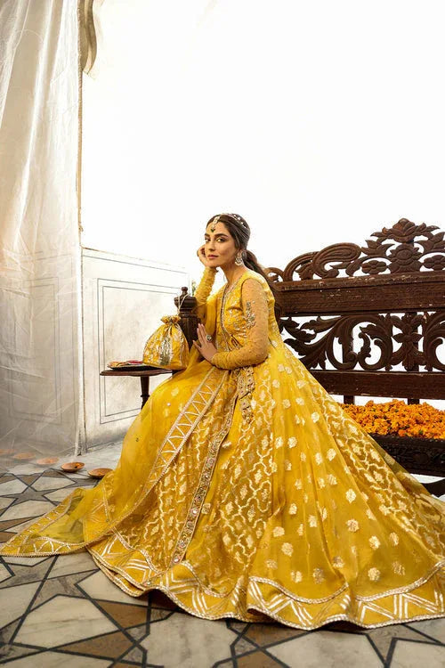 Maya | Eid Collection Cham Cham | KUNDAN ZARI - Aqsa Fabrics