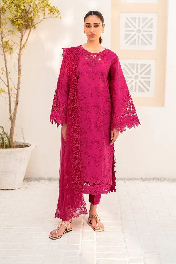 Baroque | Luxury Pret 24 | LAWN UF 668 - Aqsa Fabrics