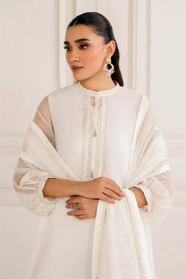 Baroque | Luxury Pret 25 | EMBROIDERED CHIFFON PR-1135 - Aqsa Fabrics