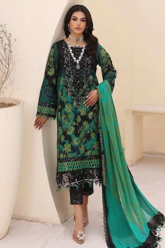 Charizma | Naranji Embroidered Lawn 24 | CN4-007 - Aqsa Fabrics