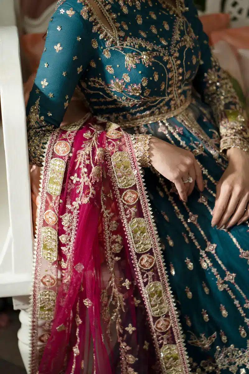 Qalamkar | Dilnaz Wedding Formals | DN-02 SABRINA - Aqsa Fabrics