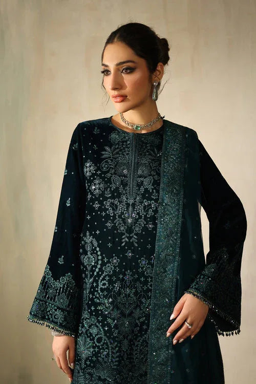 Baroque | Velvet 25 | UF-4322 - Aqsa Fabrics