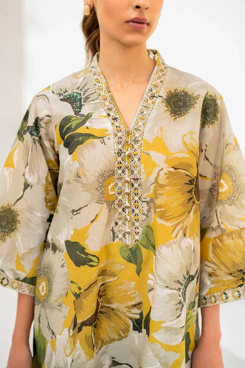Baroque | Luxury Pret 24 | LAWN UF-669 - Aqsa Fabrics