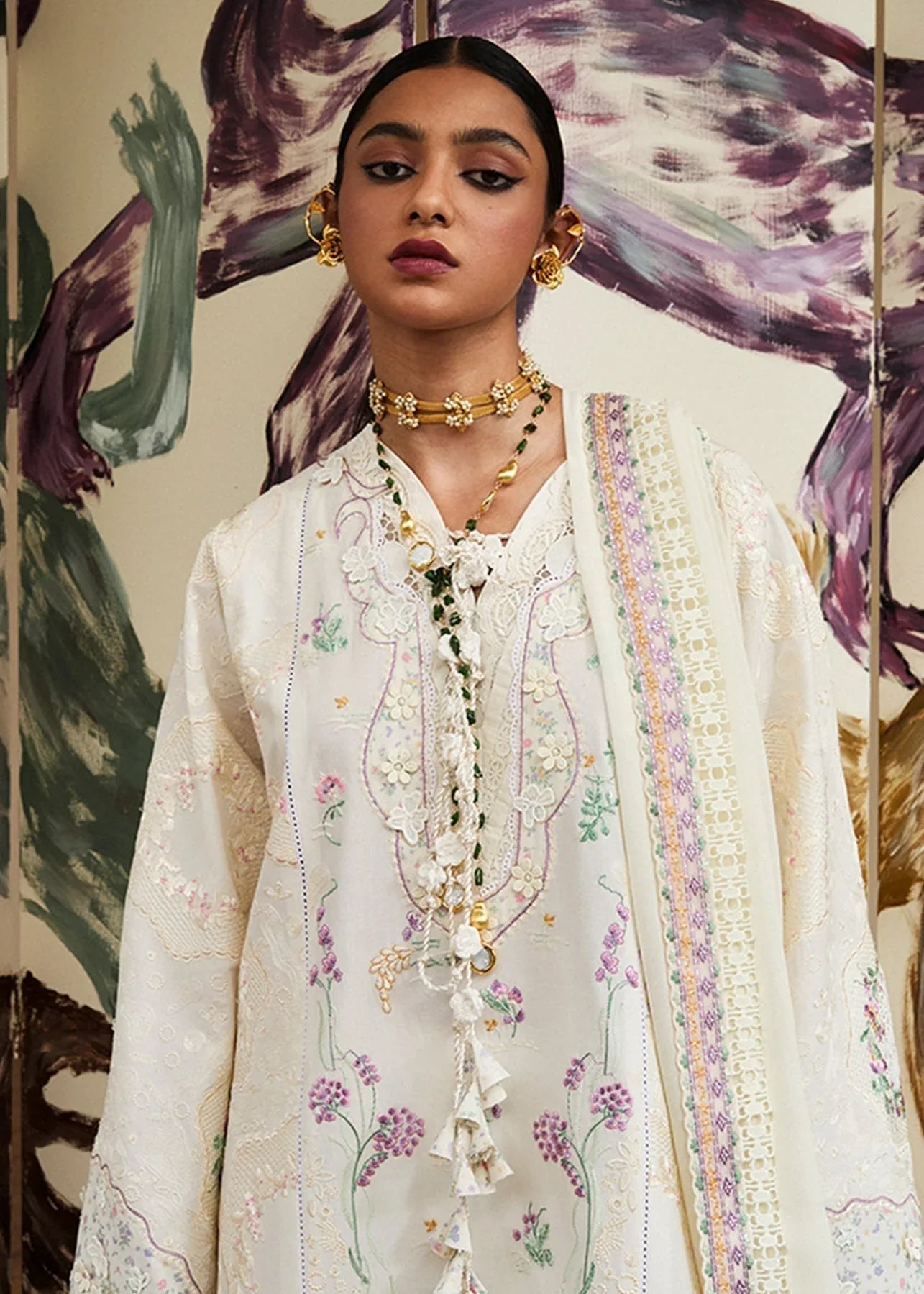 Suffuse | Luxury Lawn 25 | JARA - Aqsa Fabrics