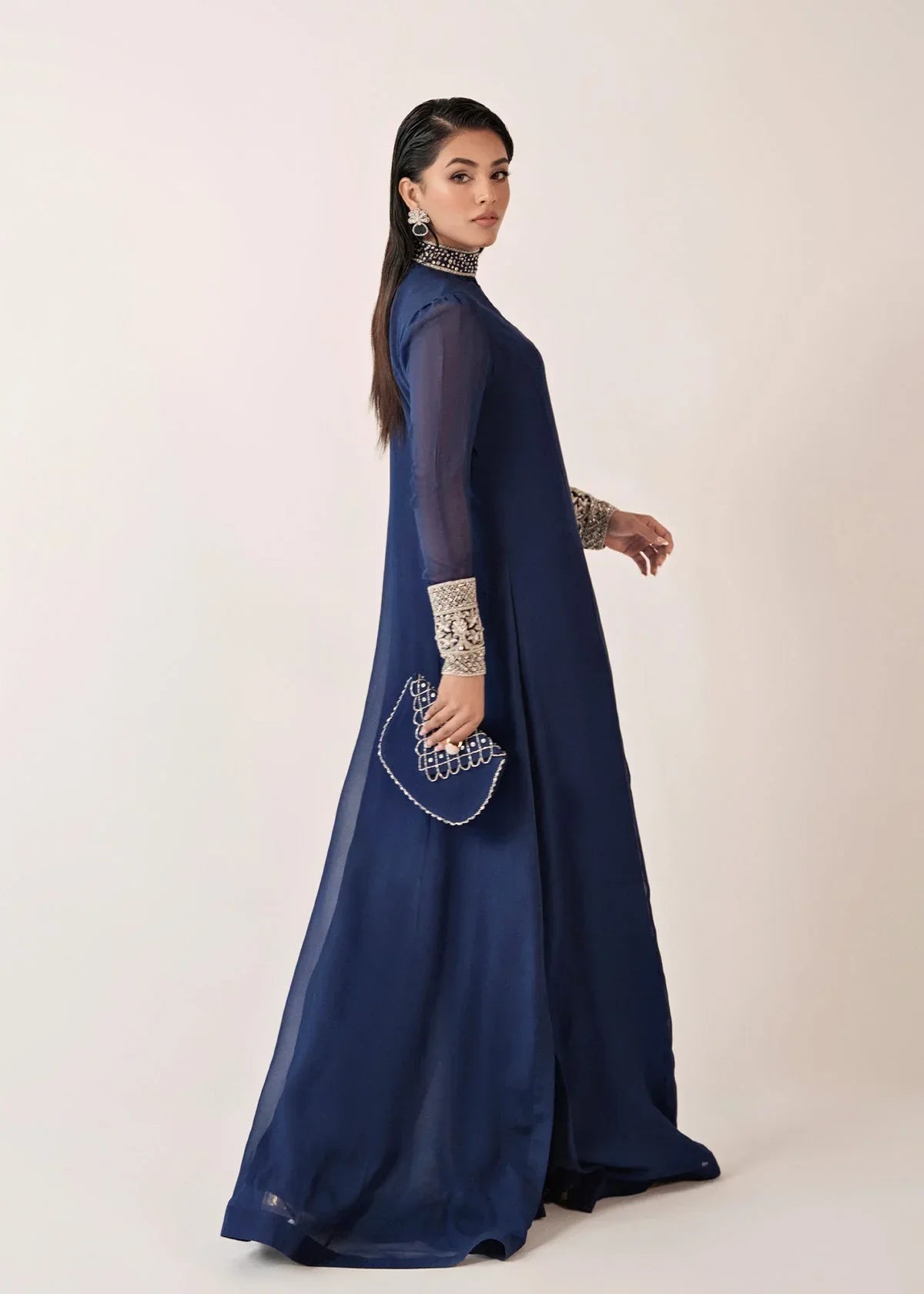 Dastoor | Euphoria Luxury Pret 24 | Azure - Aqsa Fabrics