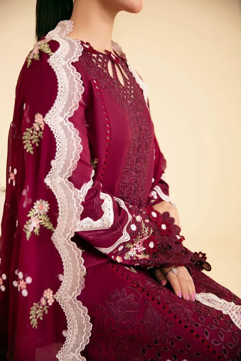 Qalamkar | Qlinekari Luxury Lawn | SQ-11 ZENAL - Aqsa Fabrics