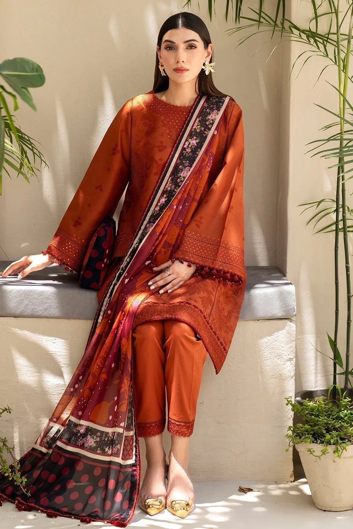 Jazmin | Irish Lawn SS 24 | D5 - Aqsa Fabrics